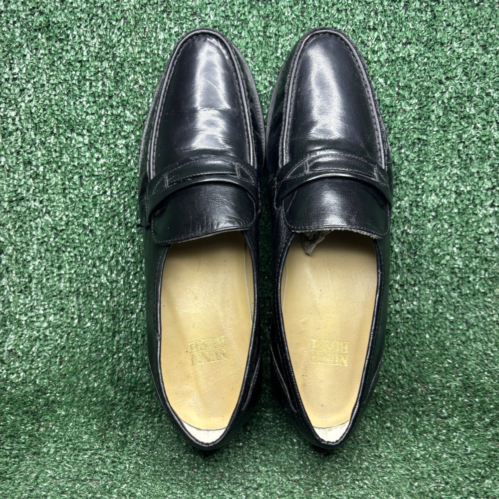 Nunn Bush Vintage Leather Penny Loafers Dress Business Shoes Black Mens 10.5 M - Picture 5 of 9